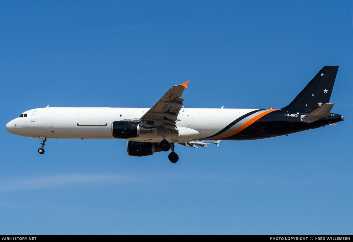 Aircraft Photo of G-NIKO | Airbus A321-211/P2F | Titan Airways | AirHistory.net #483799