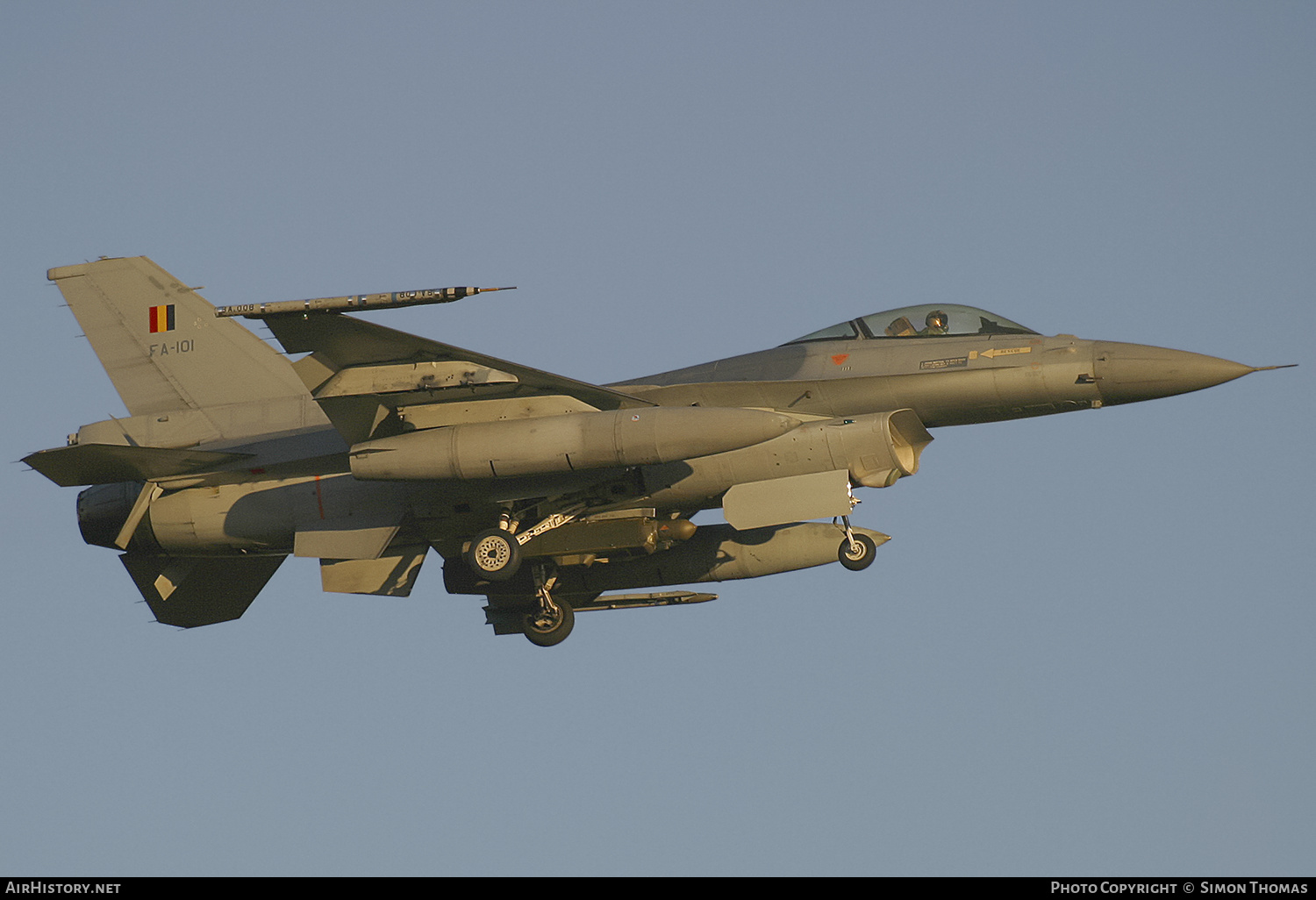 Aircraft Photo of FA-101 | General Dynamics F-16AM Fighting Falcon | Belgium - Air Force | AirHistory.net #483805