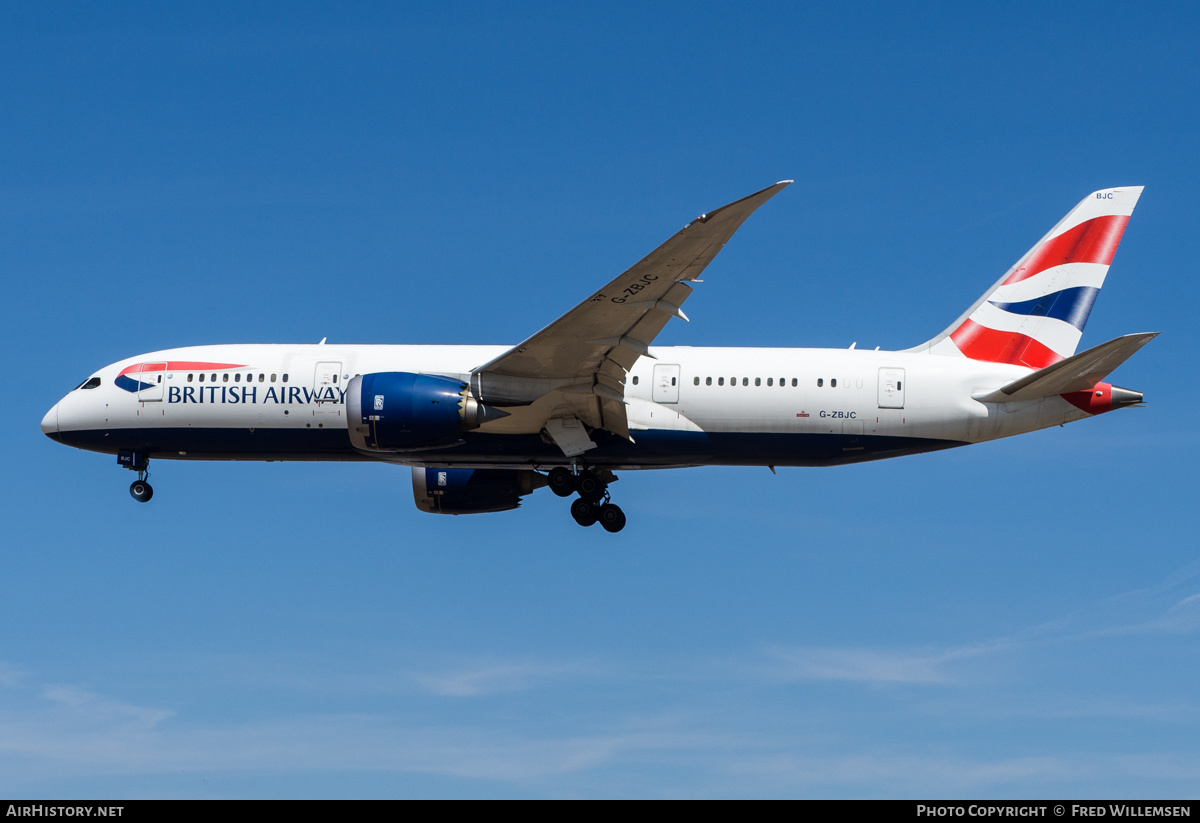 Aircraft Photo of G-ZBJC | Boeing 787-8 Dreamliner | British Airways | AirHistory.net #483806