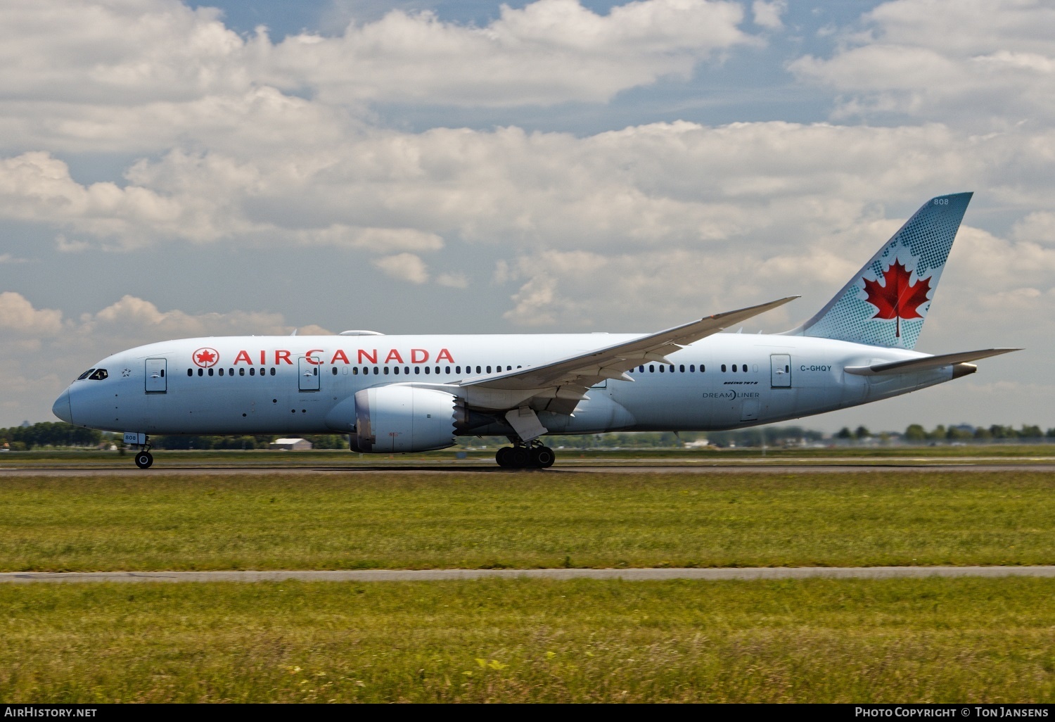 Aircraft Photo of C-GHQY | Boeing 787-8 Dreamliner | Air Canada | AirHistory.net #483808