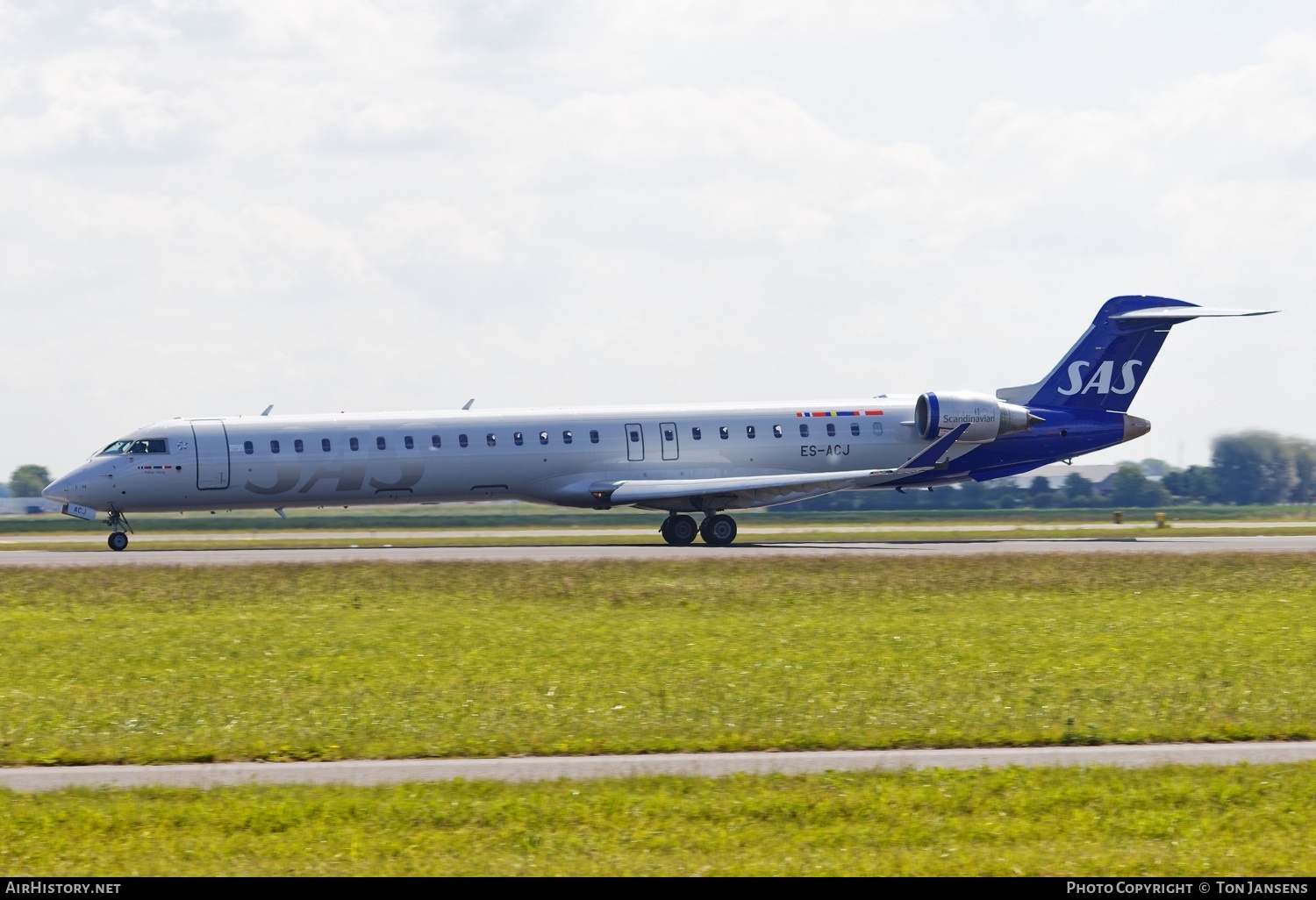 Aircraft Photo of ES-ACJ | Bombardier CRJ-900LR (CL-600-2D24) | Scandinavian Airlines - SAS | AirHistory.net #483874