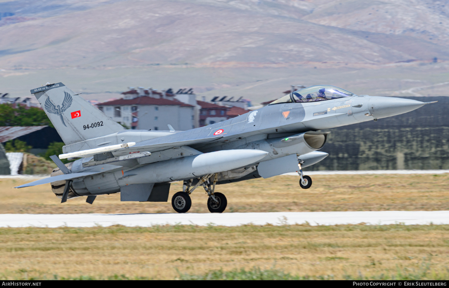 Aircraft Photo of 94-0092 | General Dynamics F-16C Fighting Falcon | Turkey - Air Force | AirHistory.net #483886