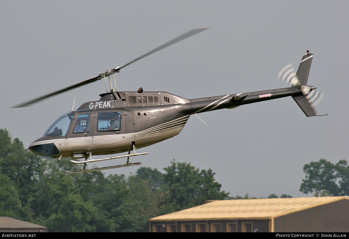 Aircraft Photo of G-PEAK | Bell AB-206B JetRanger II | AirHistory.net #483900