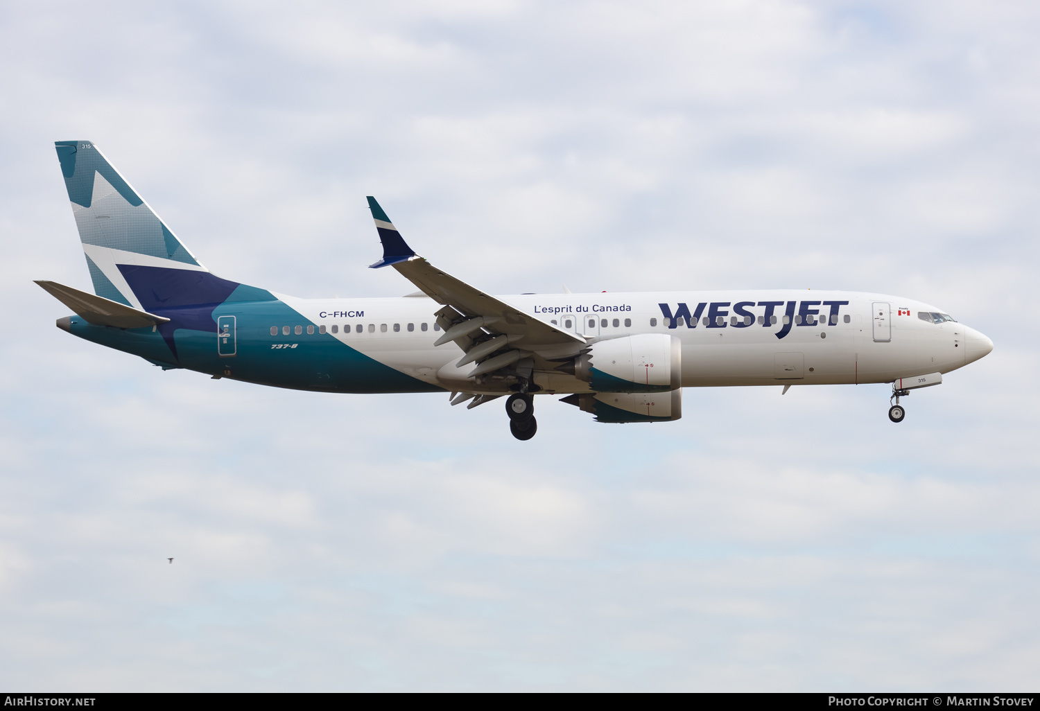 Aircraft Photo of C-FHCM | Boeing 737-8 Max 8 | WestJet | AirHistory.net #483908