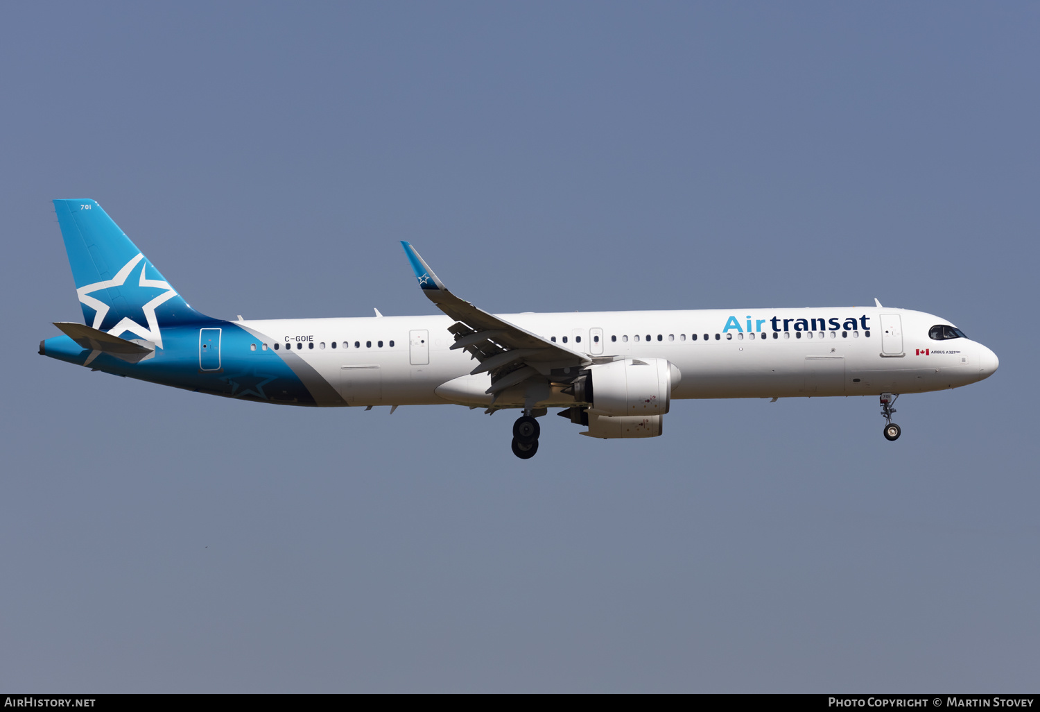 Aircraft Photo of C-GOIE | Airbus A321-271NX | Air Transat | AirHistory.net #483909