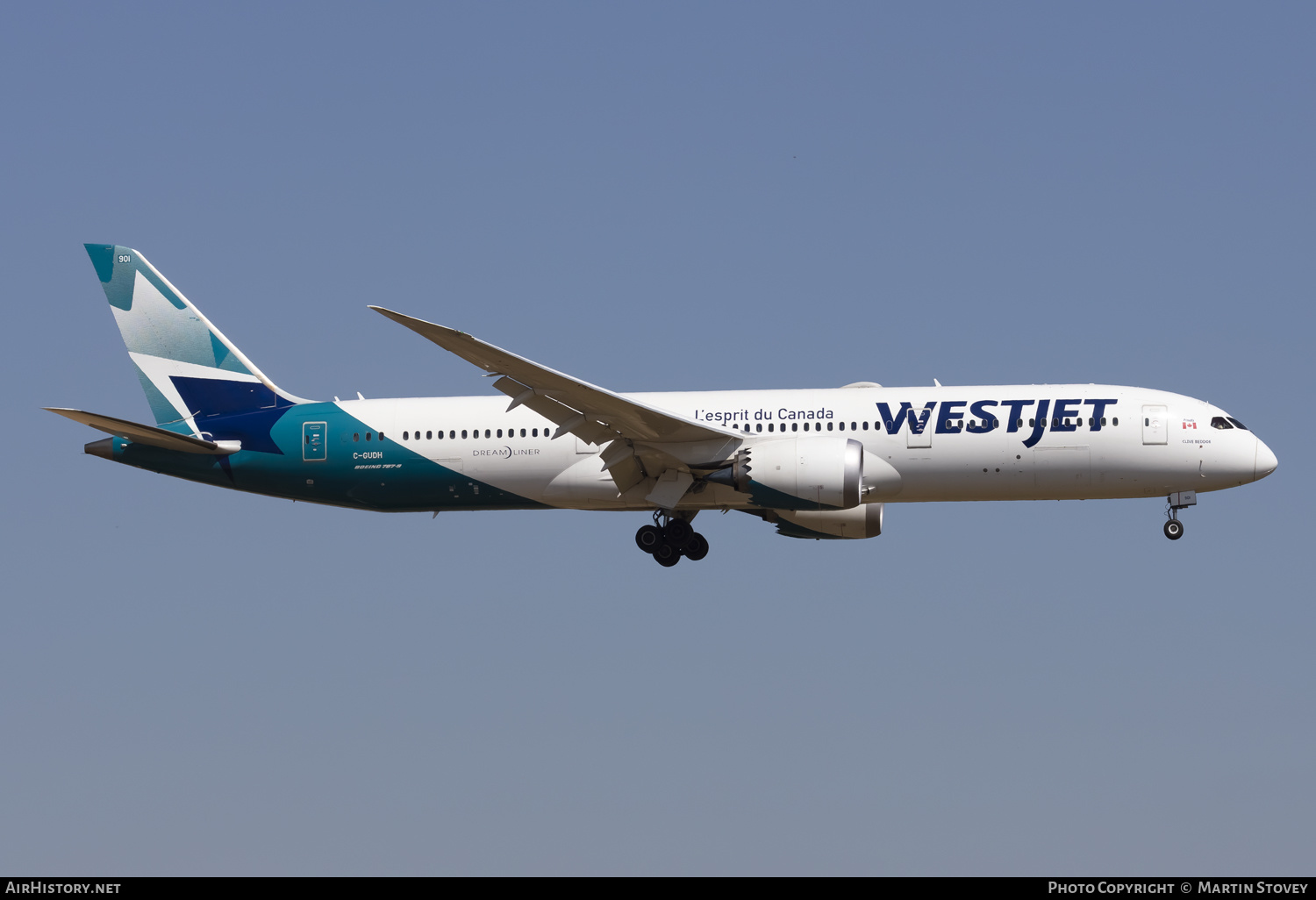 Aircraft Photo of C-GUDH | Boeing 787-9 Dreamliner | WestJet | AirHistory.net #483926