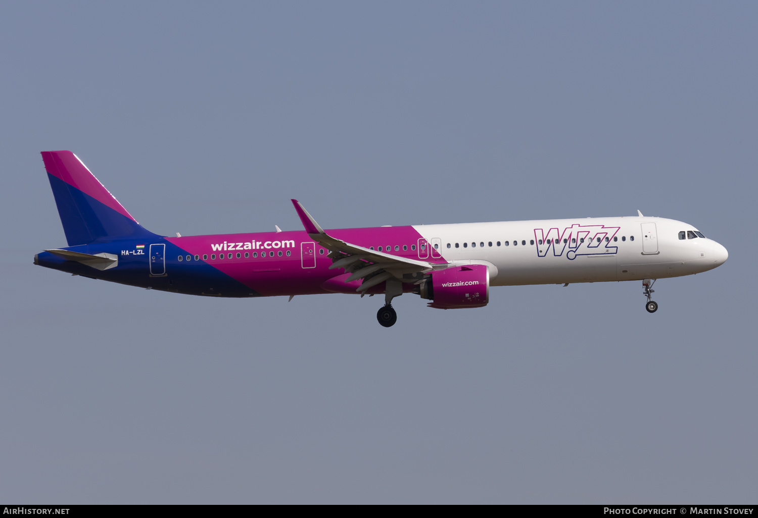 Aircraft Photo of HA-LZL | Airbus A321-271NX | Wizz Air | AirHistory.net #483929