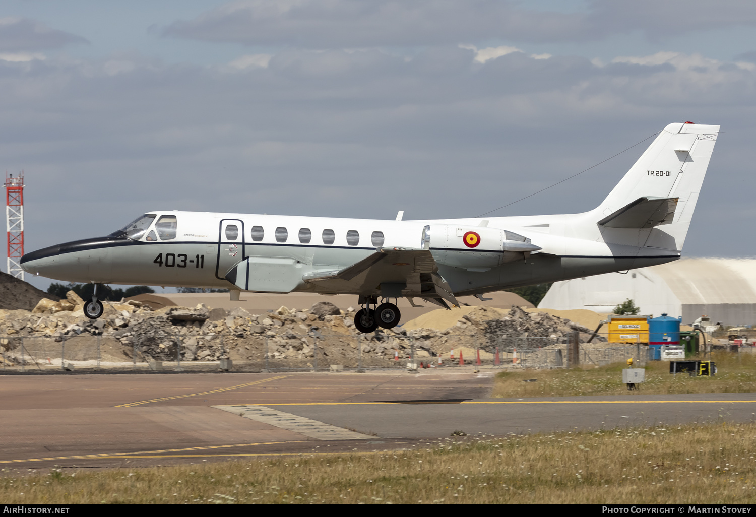 Aircraft Photo of TR.20-01 | Cessna 560 Citation V | Spain - Air Force | AirHistory.net #483960