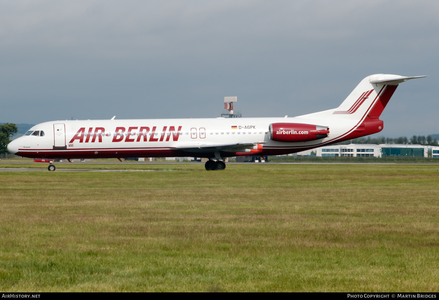 Aircraft Photo of D-AGPK | Fokker 100 (F28-0100) | Air Berlin | AirHistory.net #483977