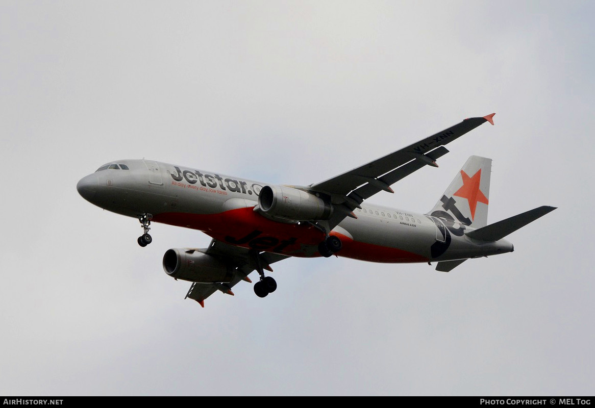 Aircraft Photo of VH-XNN | Airbus A320-232 | Jetstar Airways | AirHistory.net #484008