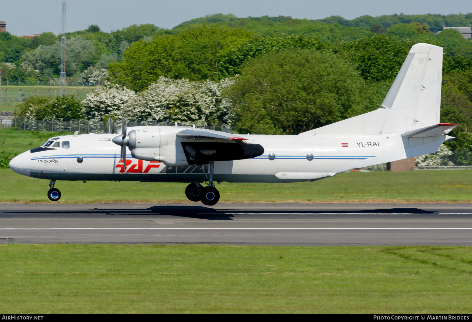 Aircraft Photo of YL-RAI | Antonov An-26B | RAF-Avia Airlines | AirHistory.net #484053