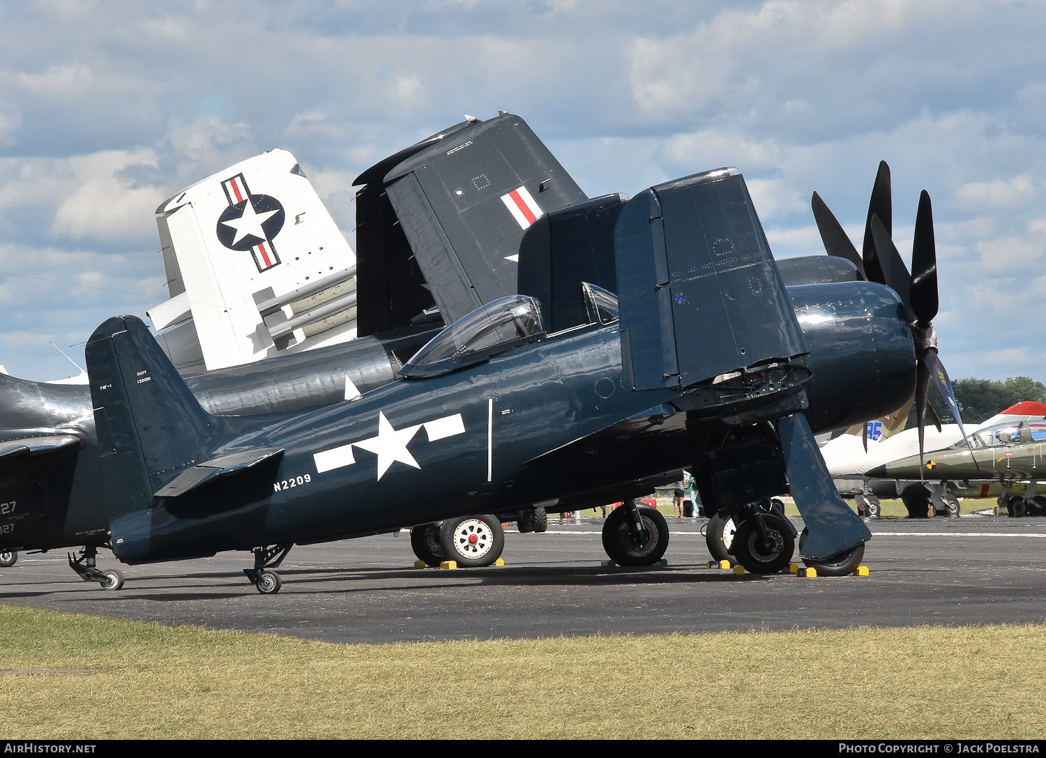 Aircraft Photo of N2209 / 122095 | Grumman F8F-1B Bearcat | USA - Navy | AirHistory.net #484096