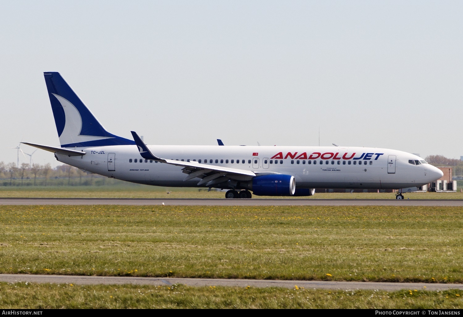 Aircraft Photo of TC-JZL | Boeing 737-8AS | AnadoluJet | AirHistory.net #484110