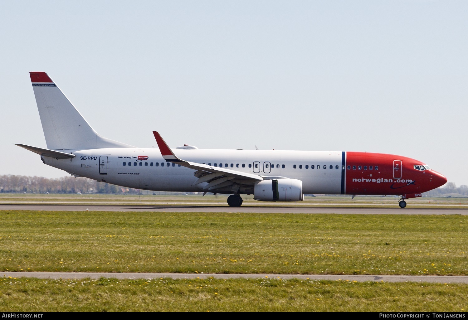 Aircraft Photo of SE-RPU | Boeing 737-8JP | Norwegian | AirHistory.net #484114