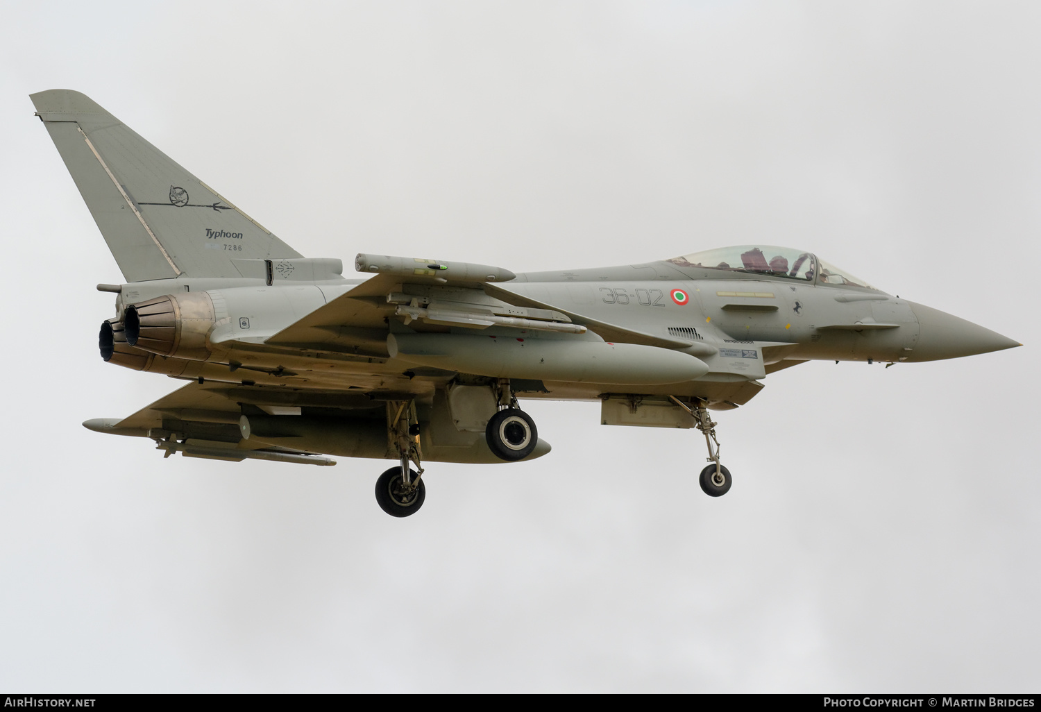 Aircraft Photo of MM7286 | Eurofighter EF-2000 Typhoon S | Italy - Air Force | AirHistory.net #484133