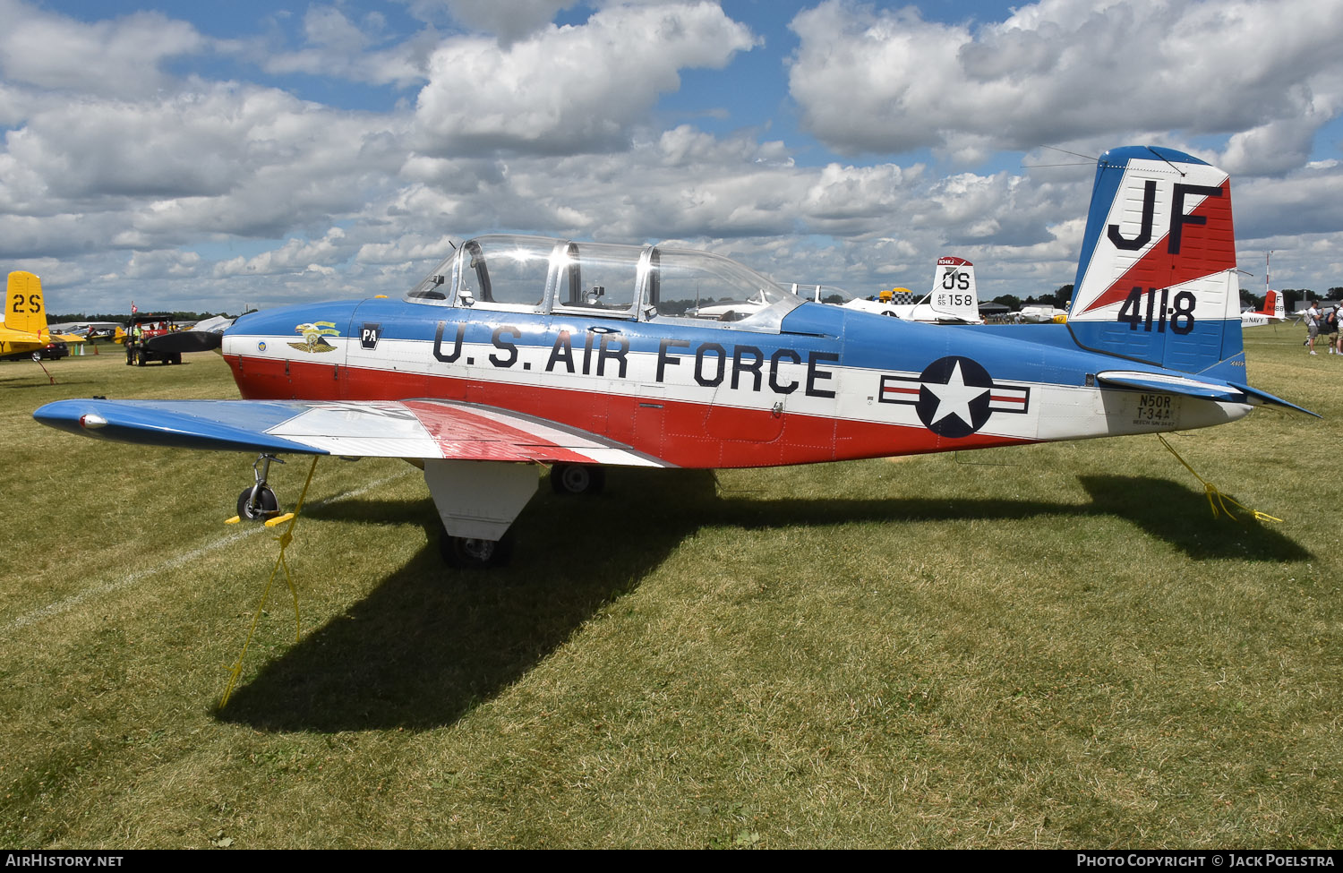Aircraft Photo of N50R / 4118 | Beech T-34A Mentor | USA - Air Force | AirHistory.net #484141