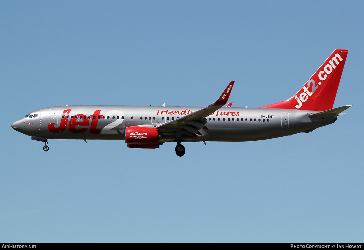 Aircraft Photo of G-JZHY | Boeing 737-800 | Jet2 | AirHistory.net #484145
