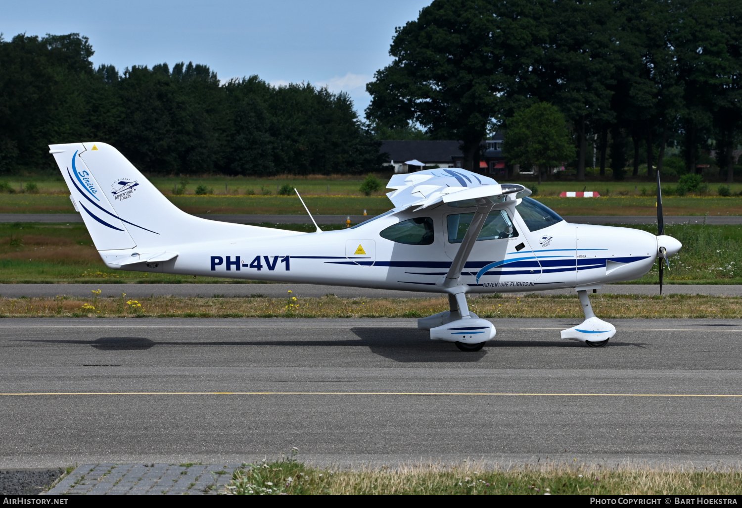 Aircraft Photo of PH-4V1 | TL Ultralight TL-3000 Sirius | Adventure Flights | AirHistory.net #484161