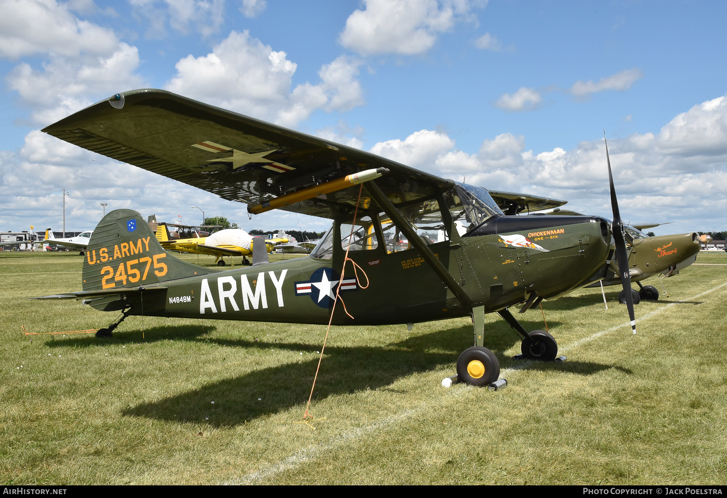 Aircraft Photo of N4848M / 24575 | Cessna L-19A Bird Dog | USA - Army | AirHistory.net #484163