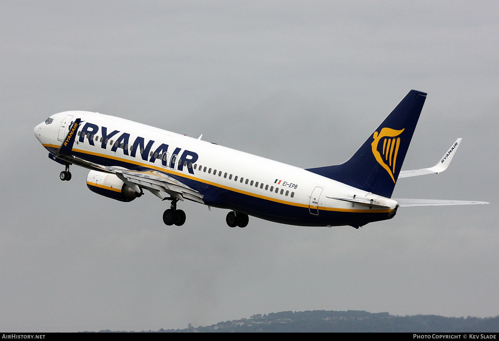 Aircraft Photo of EI-EPB | Boeing 737-8AS | Ryanair | AirHistory.net #484167