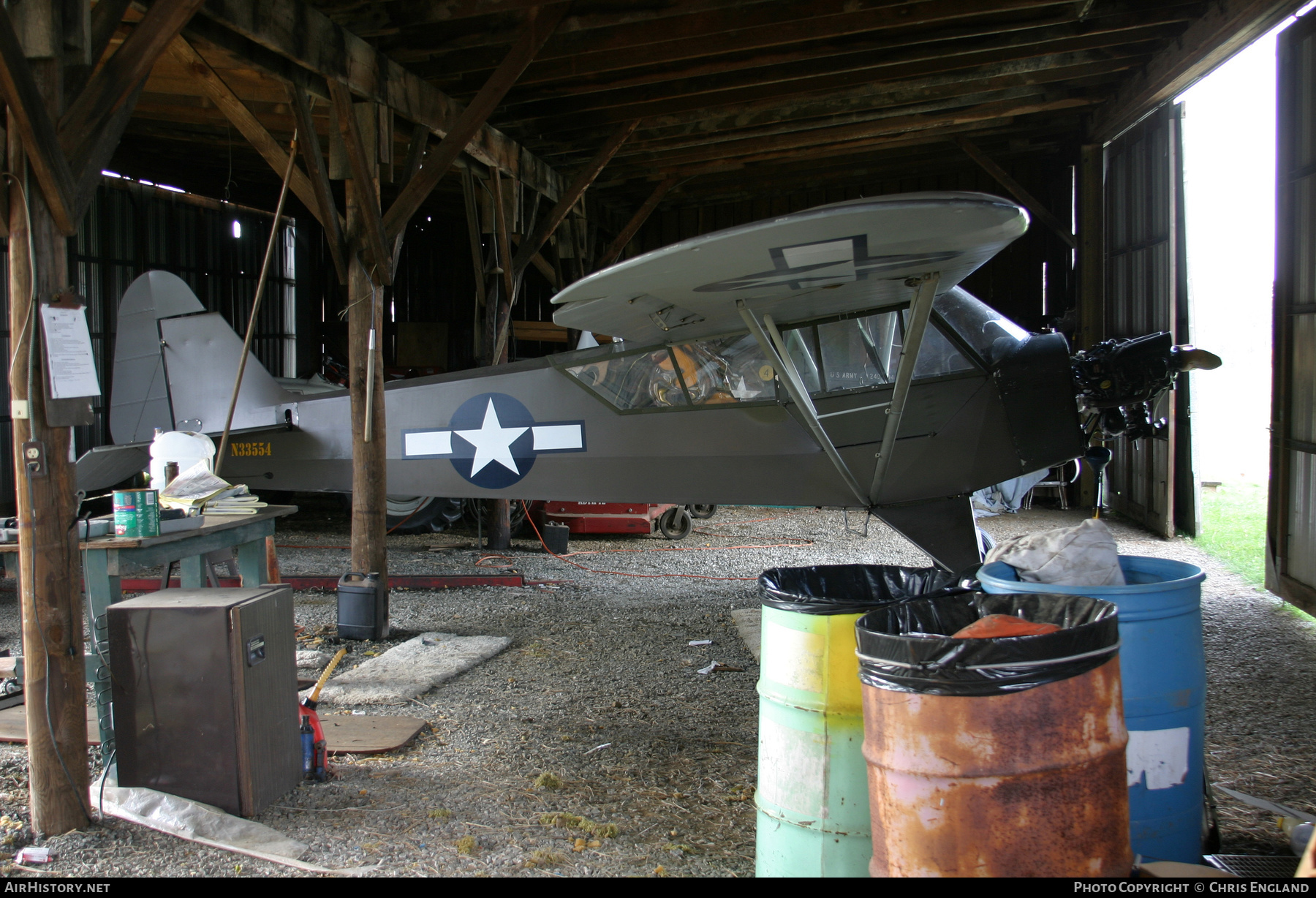 Aircraft Photo of N33554 | Piper J-3C-65 Cub | USA - Air Force | AirHistory.net #484194