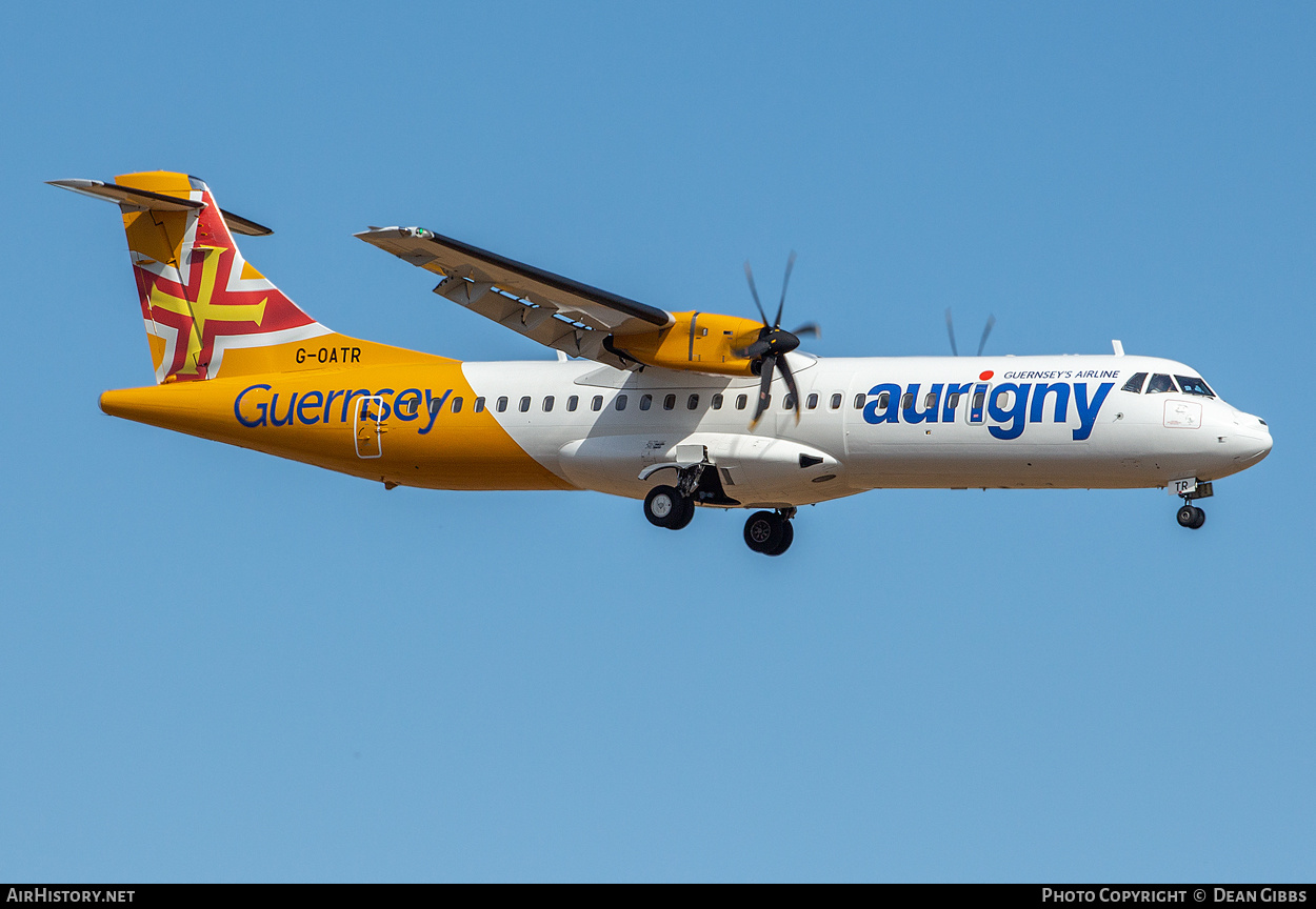 Aircraft Photo of G-OATR | ATR ATR-72-600 (ATR-72-212A) | Aurigny Air Services | AirHistory.net #484197