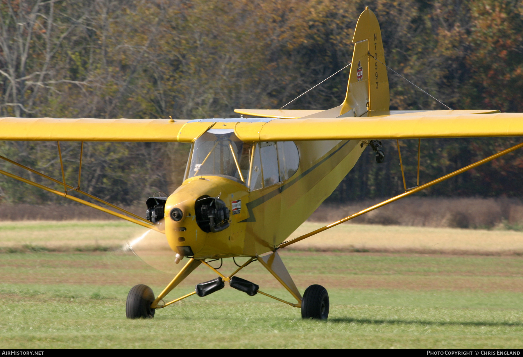 Aircraft Photo of N70593 | Piper J-3C-65 Cub | AirHistory.net #484201