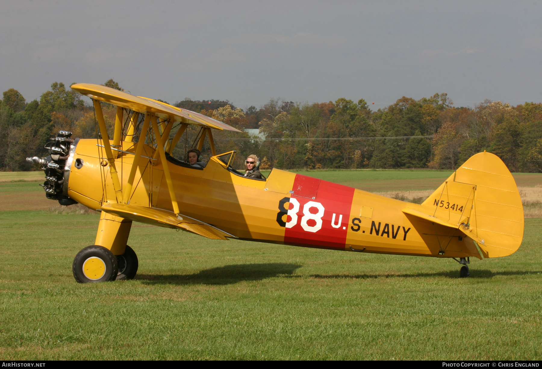 Aircraft Photo of N53414 | Boeing A75N1 Kaydet | USA - Navy | AirHistory.net #484212