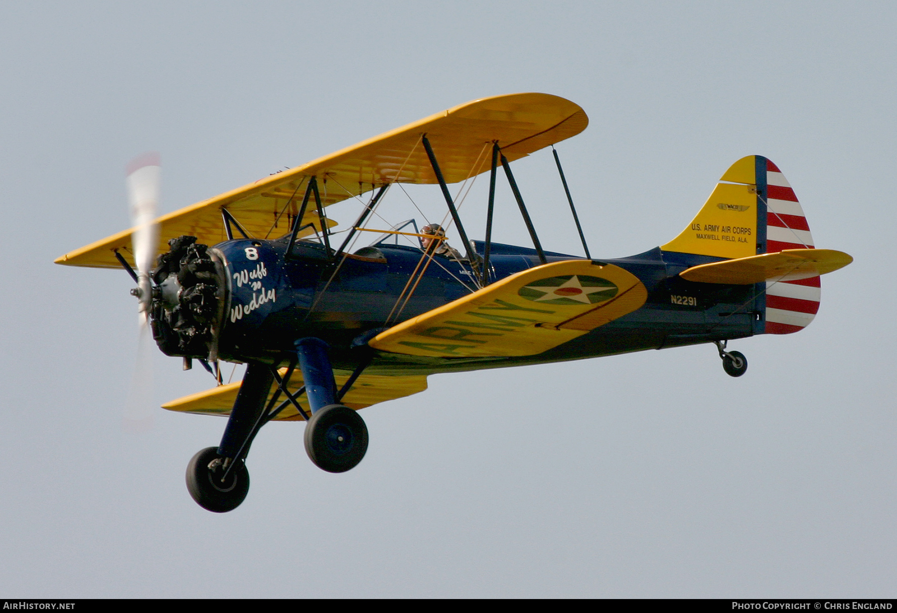 Aircraft Photo of N2291 | Waco UPF-7 | USA - Army | AirHistory.net #484218