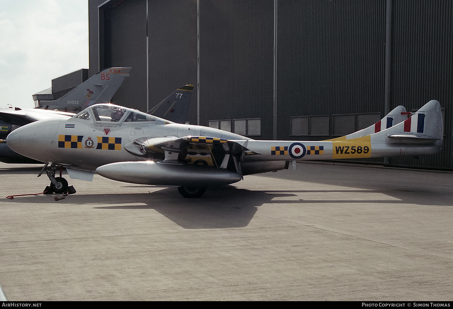 Aircraft Photo of WZ589 / G-DHZZ | De Havilland D.H. 115 Vampire T55 | UK - Air Force | AirHistory.net #484219