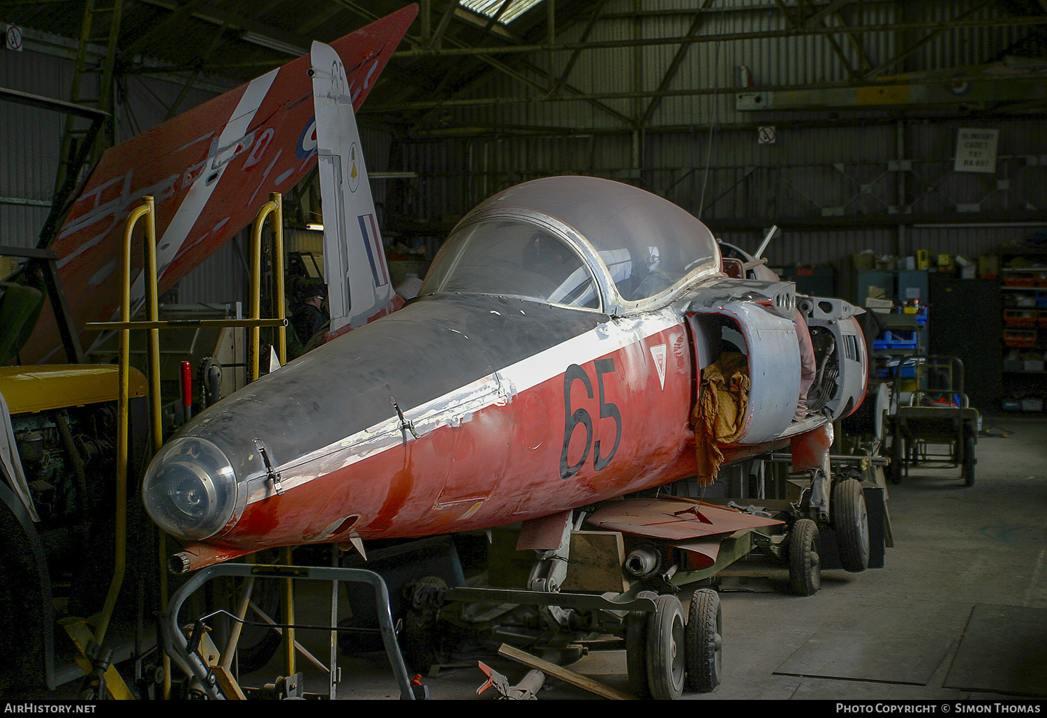 Aircraft Photo of XR534 | Folland Fo.144 Gnat T.1 | UK - Air Force | AirHistory.net #484220