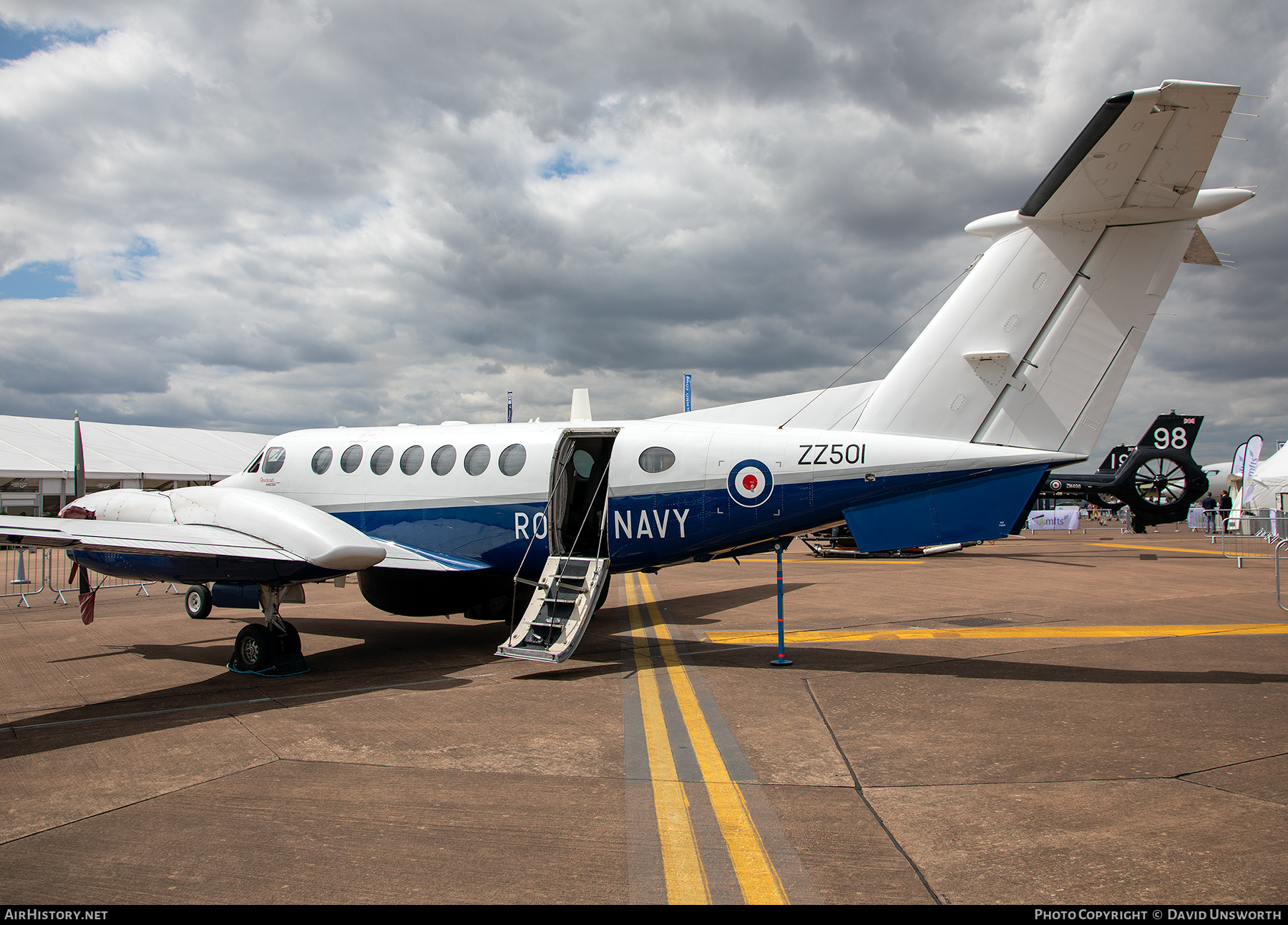 Aircraft Photo of ZZ501 | Hawker Beechcraft 350CER Avenger T1 (300C) | UK - Navy | AirHistory.net #484221