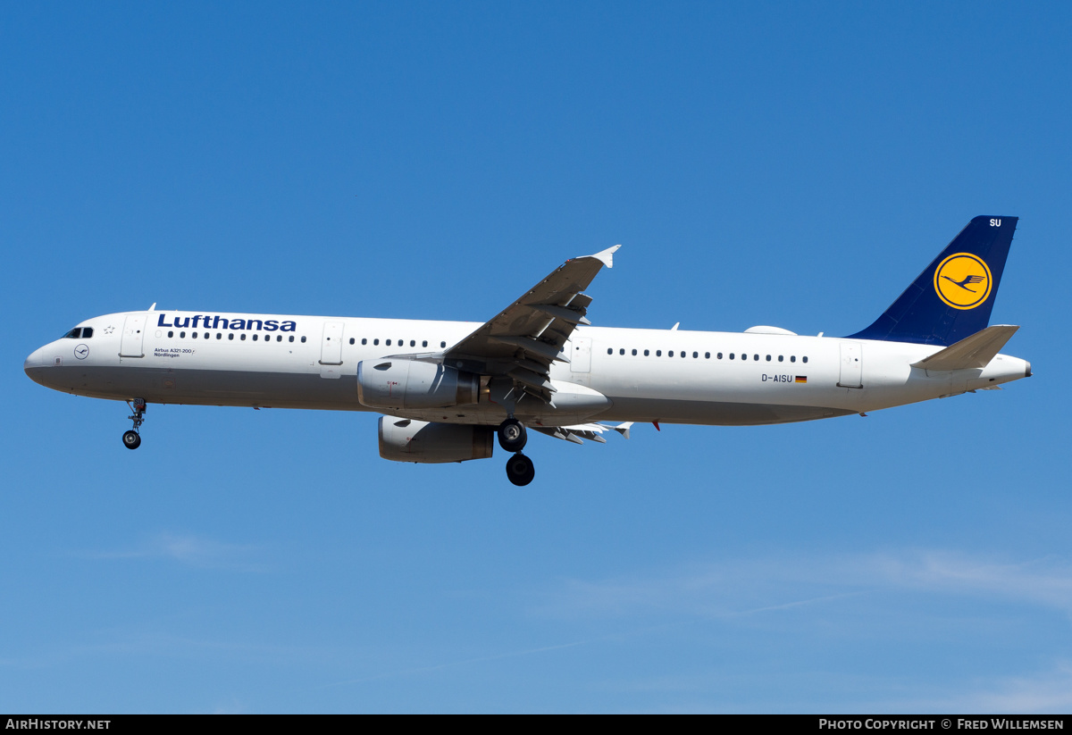 Aircraft Photo of D-AISU | Airbus A321-231 | Lufthansa | AirHistory.net #484235