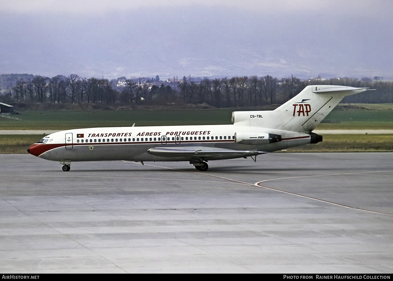 Aircraft Photo of CS-TBL | Boeing 727-82 | TAP - Transportes Aéreos Portugueses | AirHistory.net #484238
