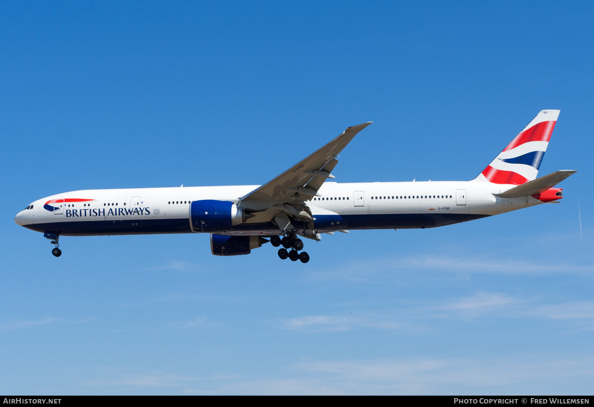 Aircraft Photo of G-STBP | Boeing 777-300/ER | British Airways | AirHistory.net #484239