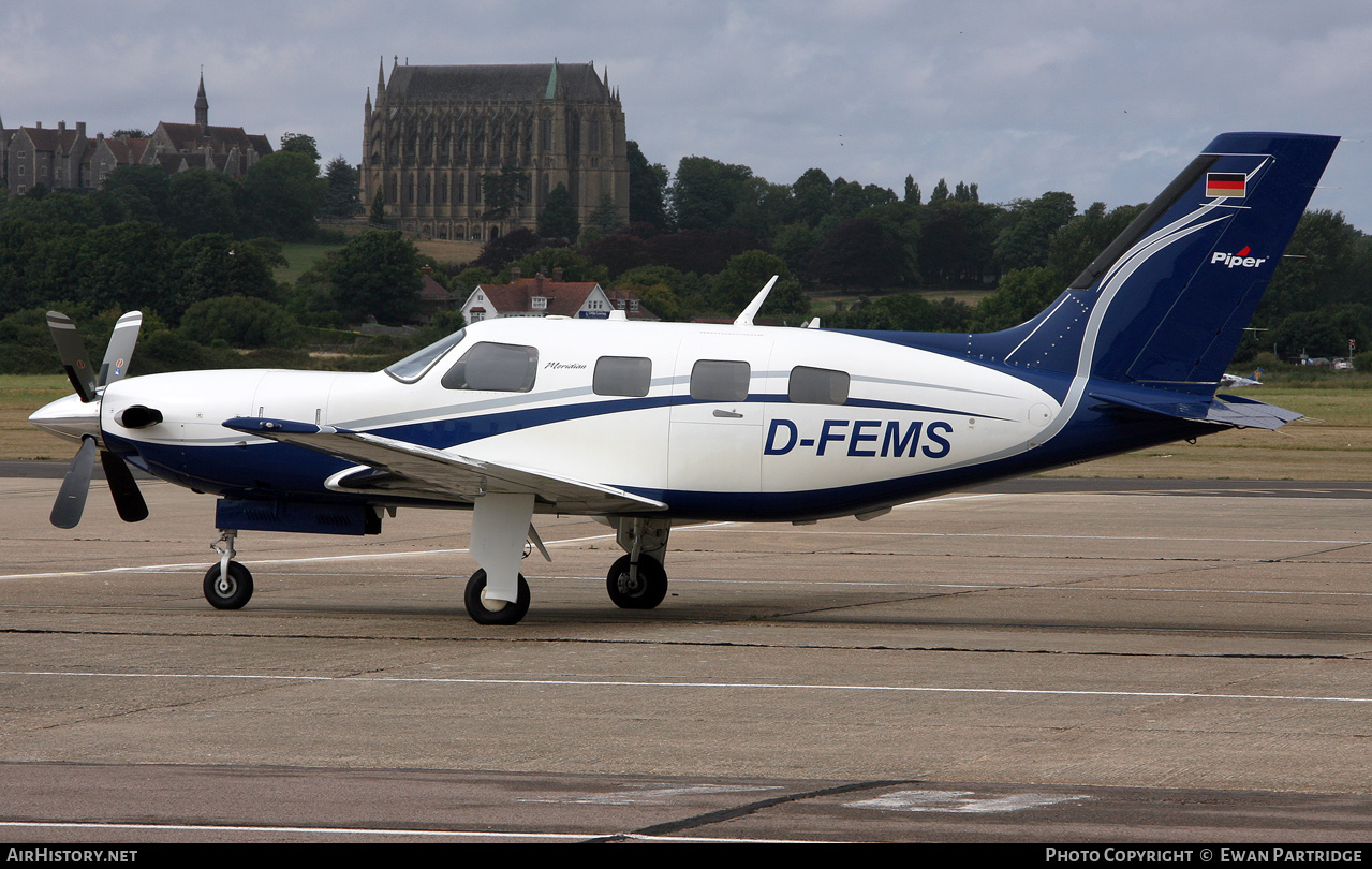 Aircraft Photo of D-FEMS | Piper PA-46-500TP Malibu Meridian | AirHistory.net #484245