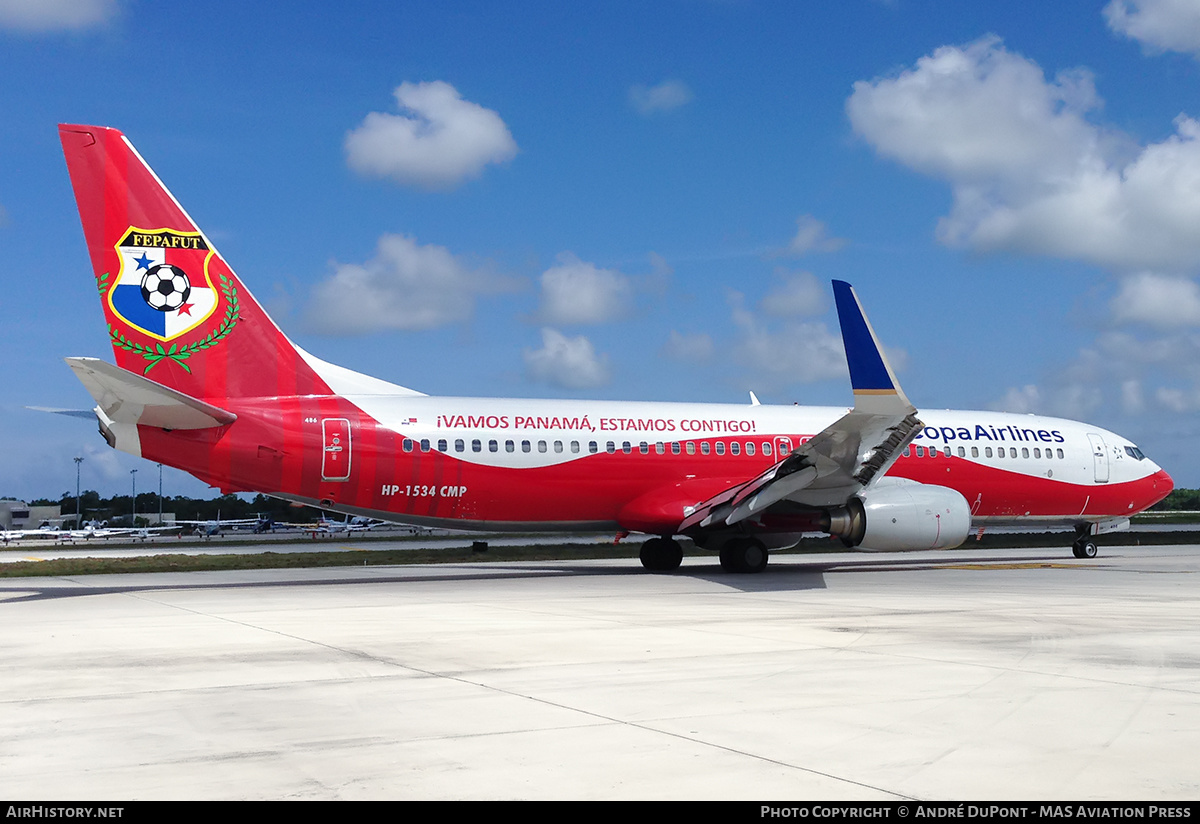 Aircraft Photo of HP-1534CMP | Boeing 737-8V3 | Copa Airlines | AirHistory.net #484254