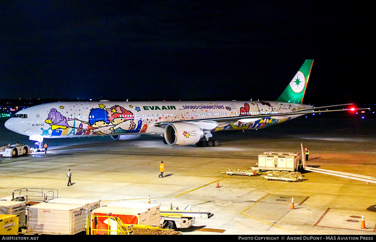 Aircraft Photo of B-16722 | Boeing 777-36N/ER | EVA Air | AirHistory.net #484273