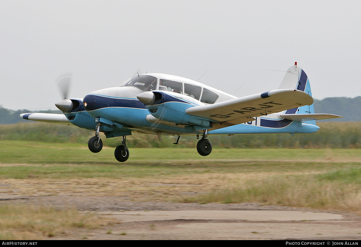 Aircraft Photo of G-ARJT | Piper PA-23-160 Apache G | AirHistory.net #484282