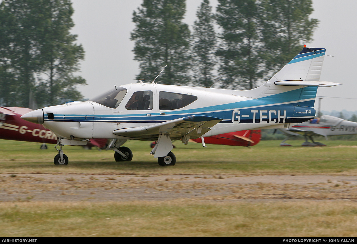 Aircraft Photo of G-TECH | Rockwell Commander 114 | AirHistory.net #484283