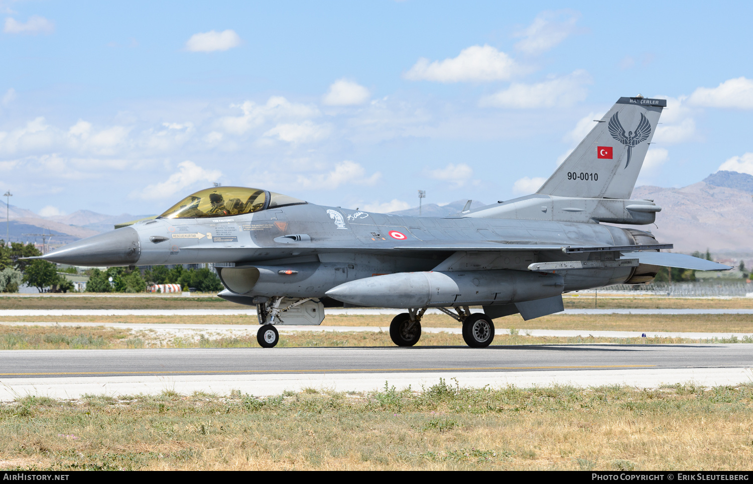Aircraft Photo of 90-0010 | General Dynamics F-16CG Fighting Falcon | Turkey - Air Force | AirHistory.net #484315