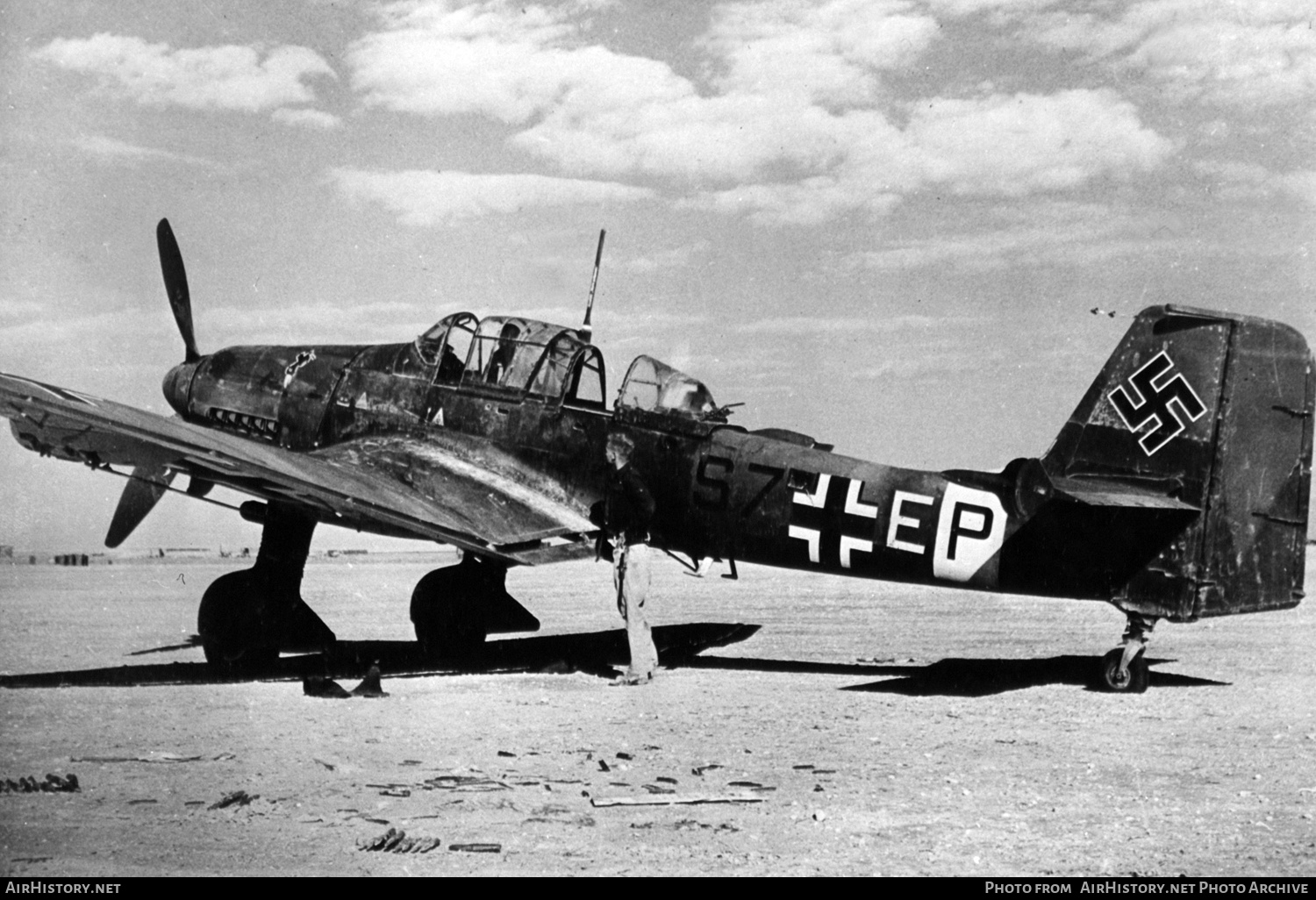 Aircraft Photo of S7+EP | Junkers Ju 87D-3/Trop Stuka | Germany - Air Force | AirHistory.net #484335