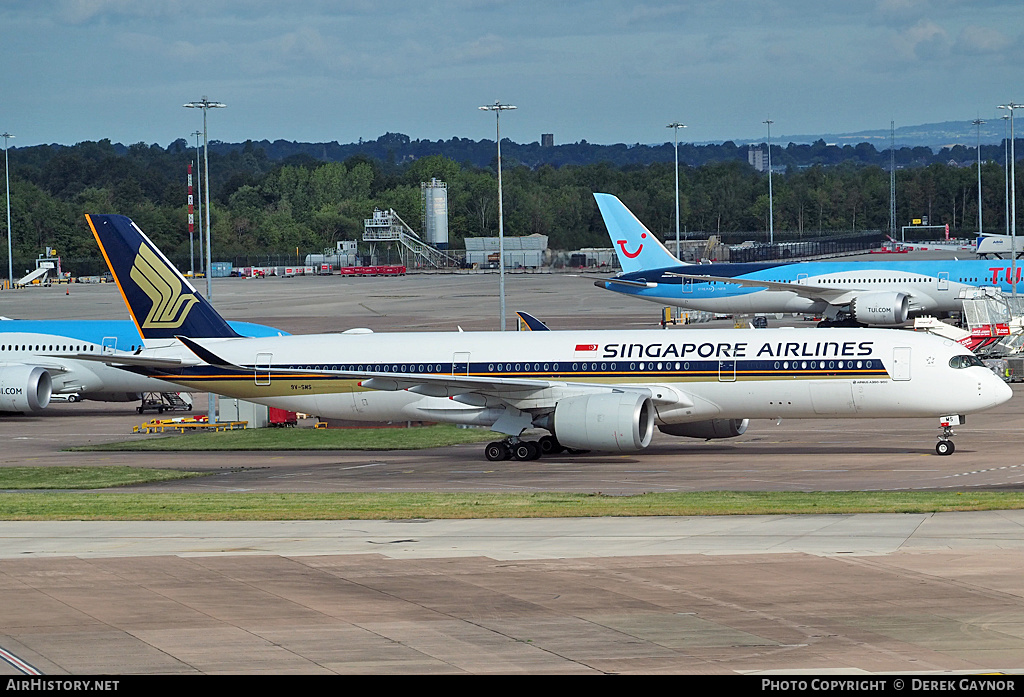 Aircraft Photo of 9V-SMS | Airbus A350-941 | Singapore Airlines | AirHistory.net #484347