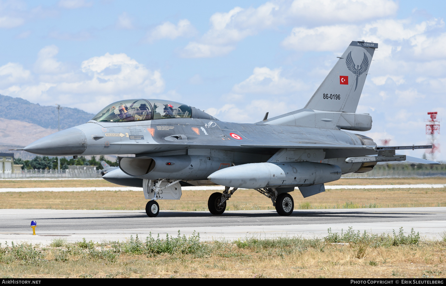 Aircraft Photo of 86-0196 | General Dynamics F-16D Fighting Falcon | Turkey - Air Force | AirHistory.net #484350