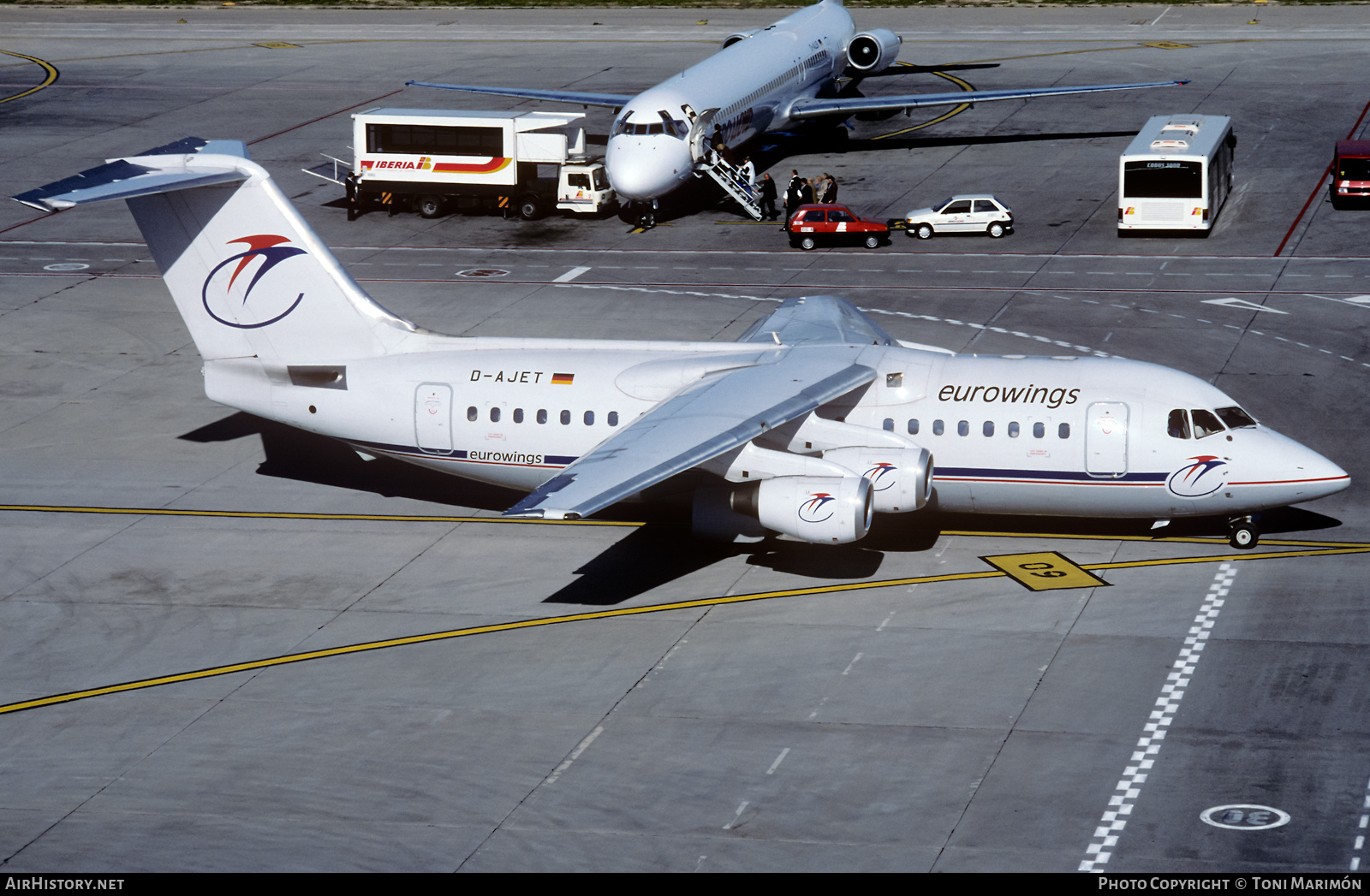 Aircraft Photo of D-AJET | British Aerospace BAe-146-200 | Eurowings | AirHistory.net #484353