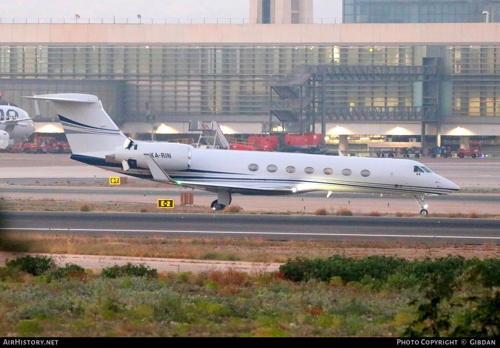 Aircraft Photo of XA-RIN | Gulfstream Aerospace G-V-SP Gulfstream G550 | AirHistory.net #484359