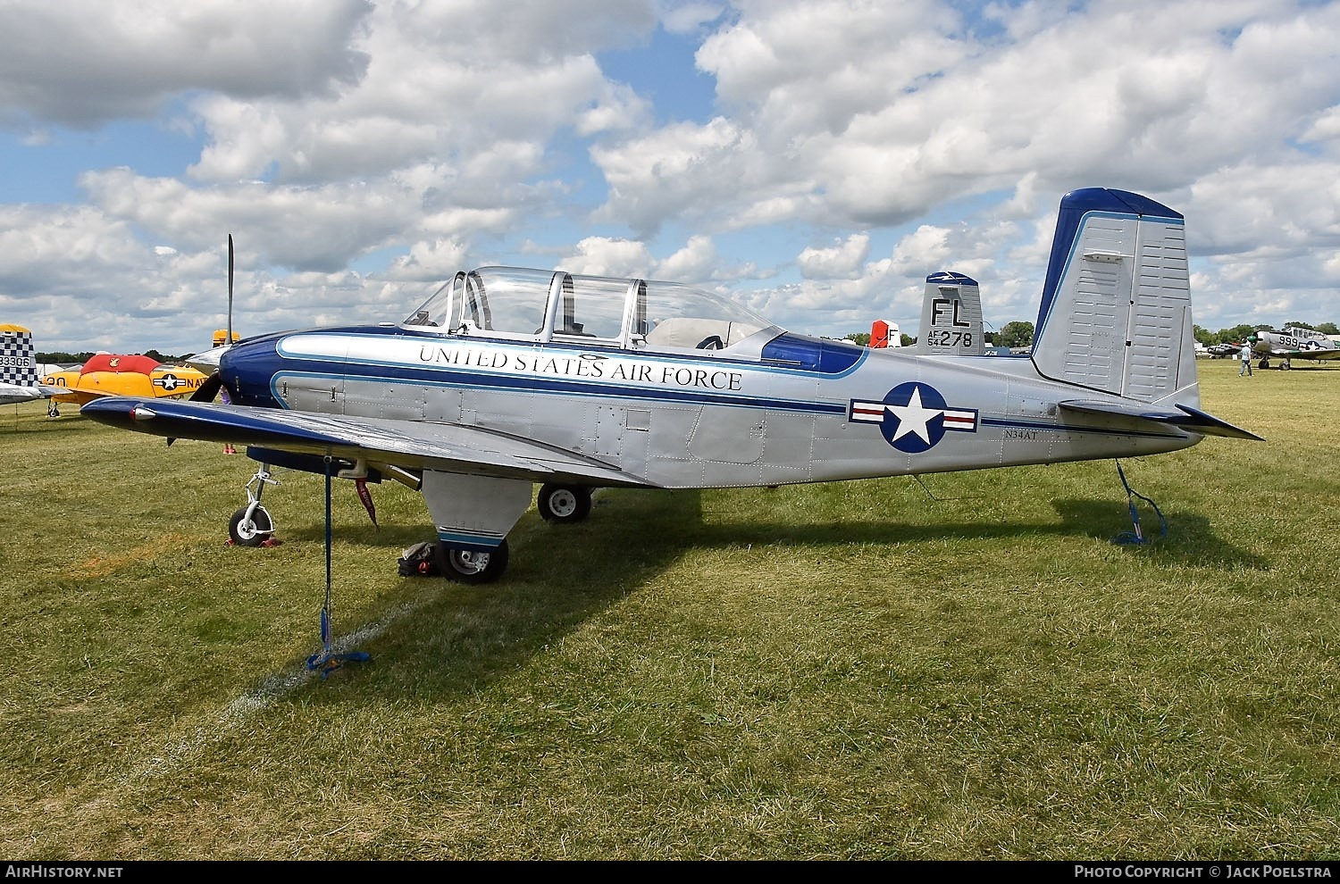 Aircraft Photo of N34AT | Beech T-34A Mentor (45) | USA - Air Force | AirHistory.net #484370
