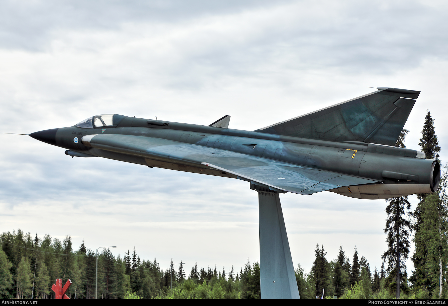 Aircraft Photo of DK-203 | Saab J35B Draken | Finland - Air Force | AirHistory.net #484380