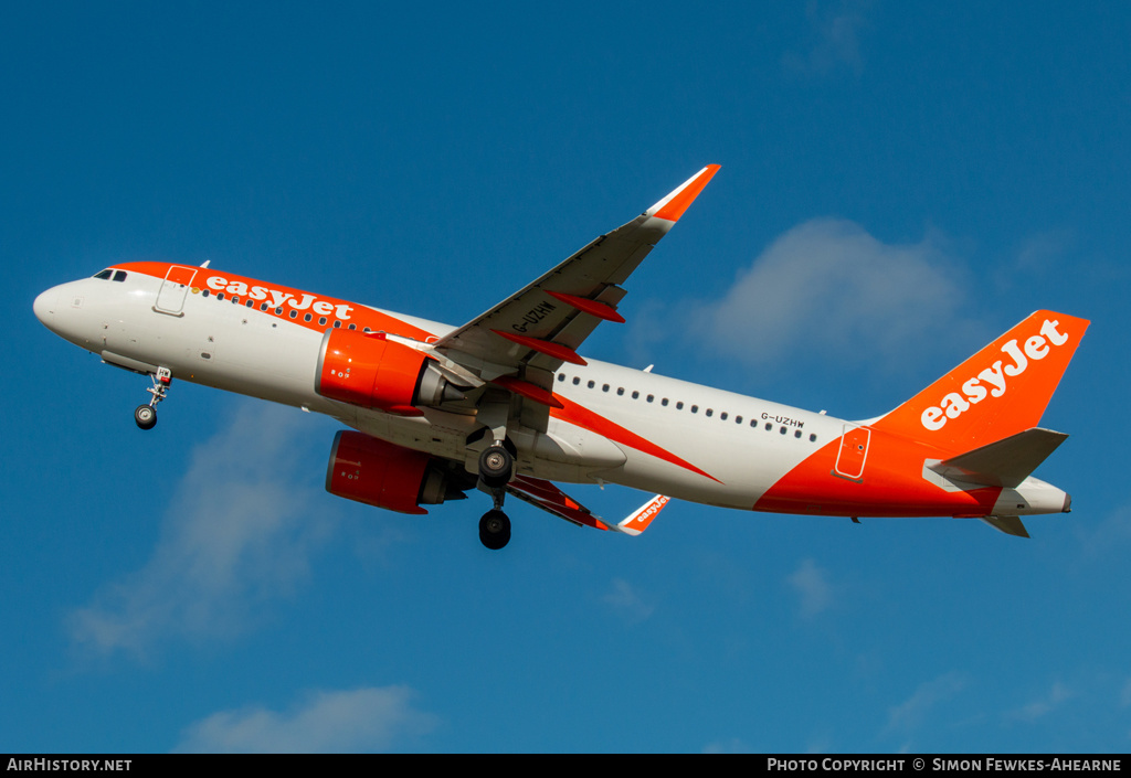 Aircraft Photo of G-UZHW | Airbus A320-251N | EasyJet | AirHistory.net #484448