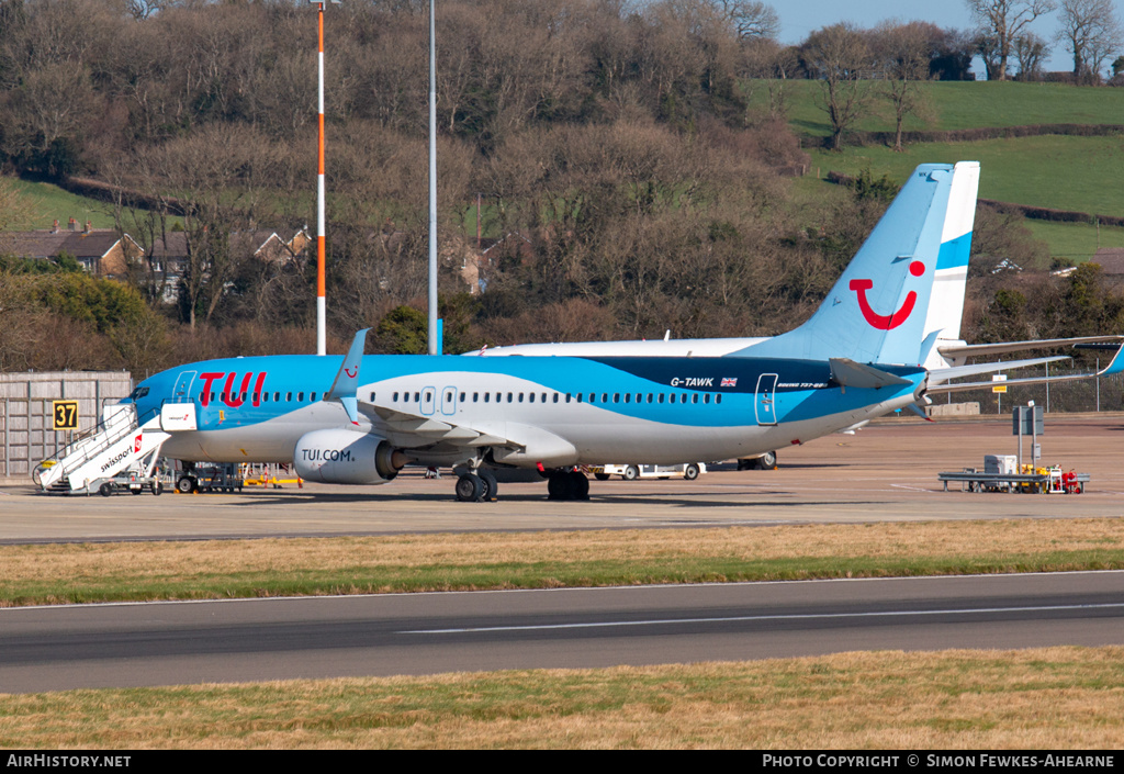 Aircraft Photo of G-TAWK | Boeing 737-8K5 | TUI | AirHistory.net #484464